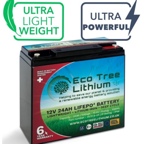 Eco Tree 24Ah Lithium Battery (NP17-12/NP18-12)