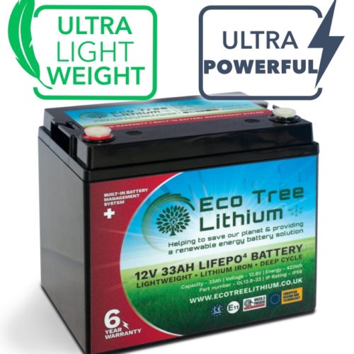 Eco Tree 33Ah Lithium (LiFePo) Battery (REC36-12)