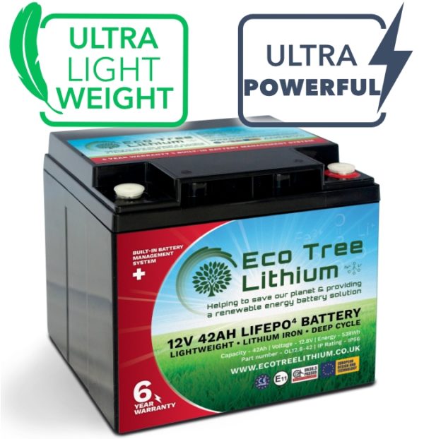 Eco Tree Lithium 42Ah LiFePo (LiFePo) Battery