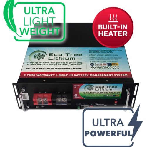 Eco Tree 48V 100Ah Lithium (LiFePo) Battery