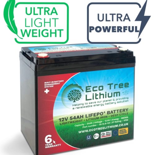 Eco Tree 54Ah Lithium (LiFePo) Battery