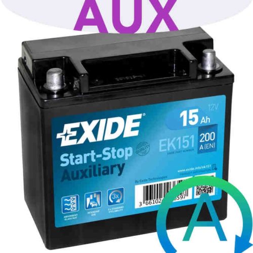 Exide EK151 | OE Numbers LR047630,  JDE32902 & JDE32902-G