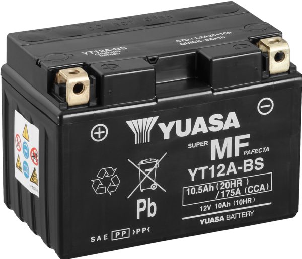 Yuasa Motorcycle YT12A-BS Battery