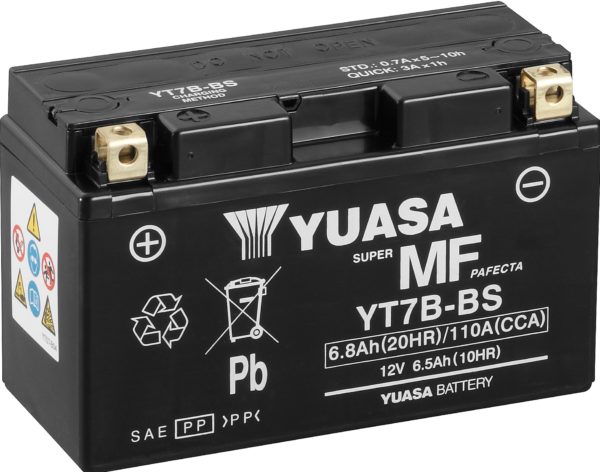 Yuasa Motorcycle YT7B-BS Battery