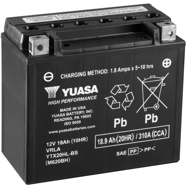 Yuasa Mororcycle YTX20HL-BS Battery