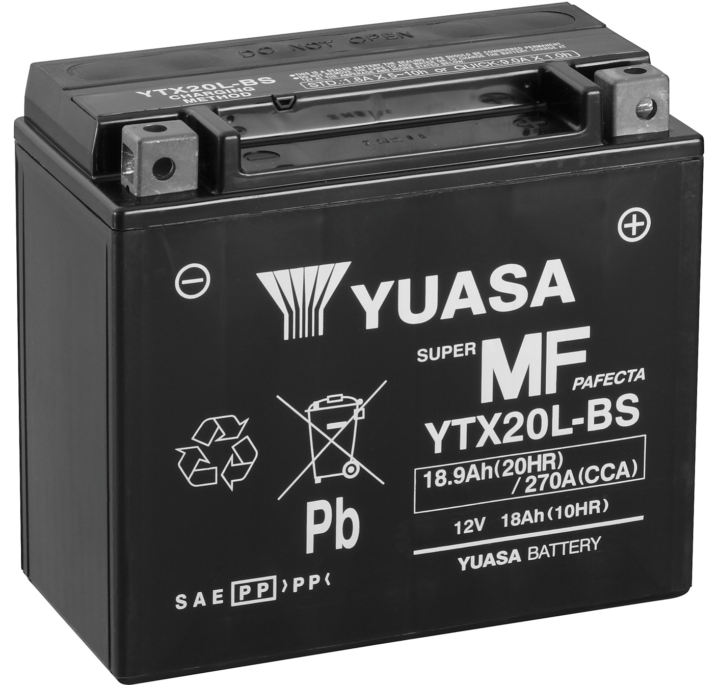 Batterie Moto FE CBTX20L-FA (YTX20L-BS)