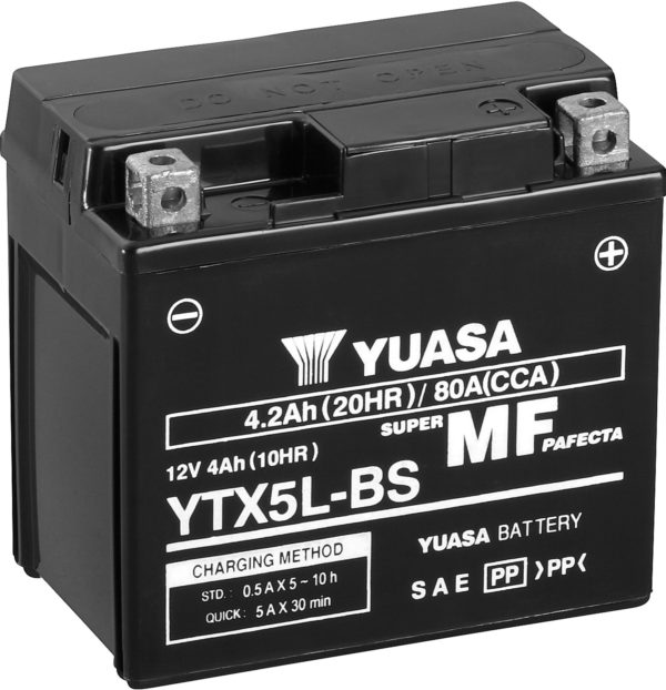 Yuasa Motorcycle YTX5L-BS Battery