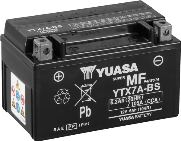 Yuasa Motorcycle YTX7A-BS Battery