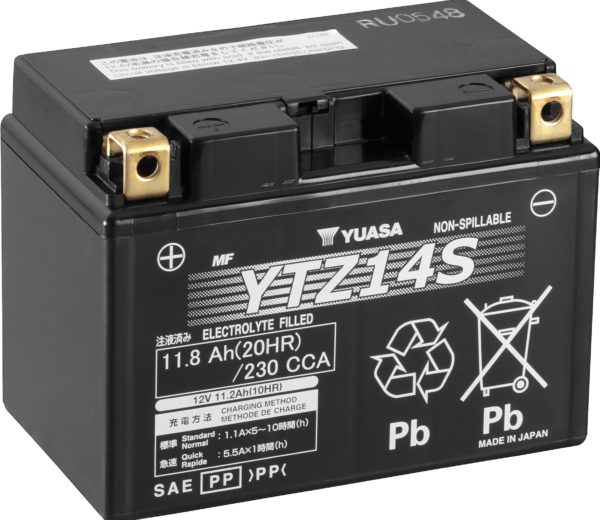 Yuasa Motorcycle YTZ14S Battery