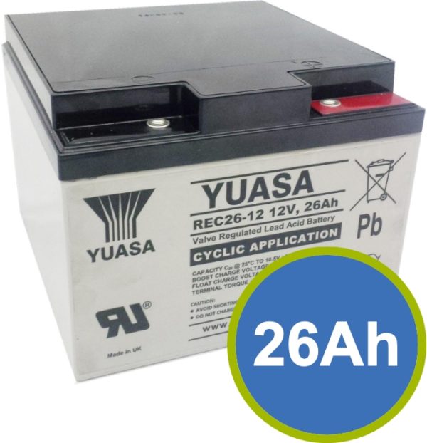 Yuasa REC26-12I (Set of 2)