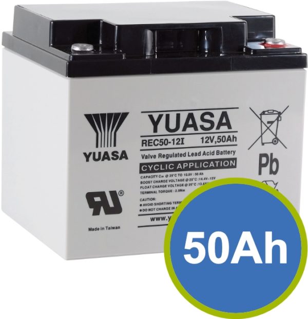 Yuasa REC50-12I (Set of 2)