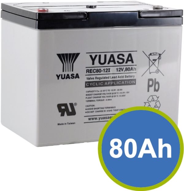 Yuasa REC80-12I (Set of 2)