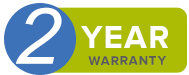 2 Year Warranty