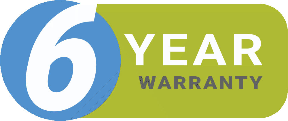 6 Year Full Warranty