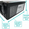 TITAN Lithium 300Ah battery measurements