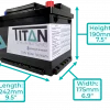 TITAN Lithium 80Ah leisure battery measurements