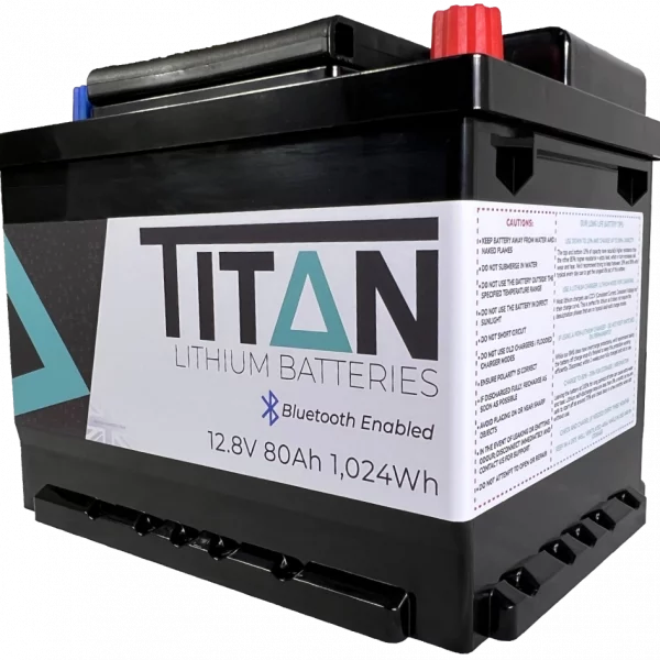 TITAN Lithium 80Ah leisure battery