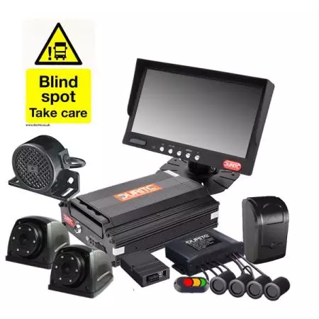 BLIND SPOT DETECTION 7" CAMERA KIT (3 CAMERAS) - 12/24V