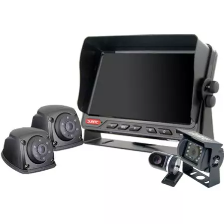 7" QUAD CAMERA SYSTEM (4 CAMERA INPUTS, INCL. 4 X CAMERAS)