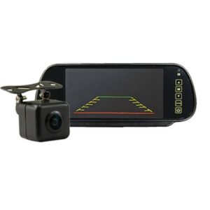 960H NUMBER PLATE CAMERA & MIRROR MONITOR KIT - 12/24V | 0-774-93