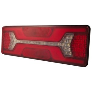 7 FUNCTION LED REAR TRAILER LAMP WITH TRIANGLE REFLECTOR – 12/24V (Right Hand)