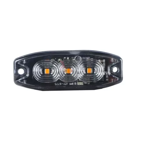 ULTRA SLIM REAR LED DIRECTION INDICATOR LIGHT, CLEAR LENS - 12/24V
