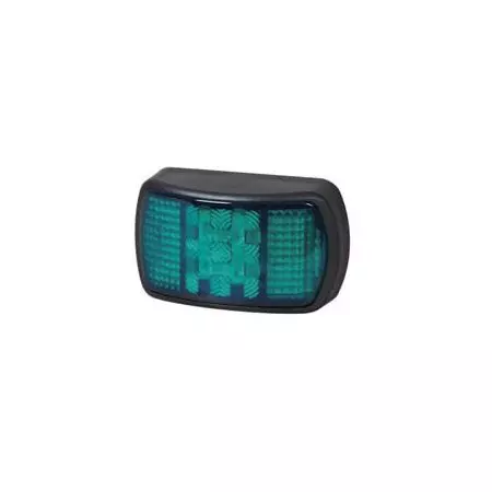 GREEN LED ABS MARKER LAMP WITH SUPERSEAL PLUG - 12/24V