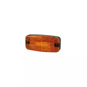 AMBER LED RECTANGULAR SIDE MARKER LAMP - 12/24V
