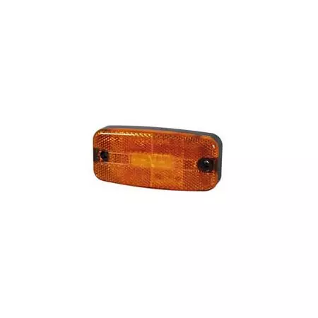 AMBER LED RECTANGULAR SIDE MARKER LAMP - 12/24V