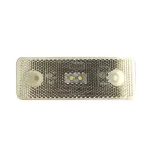 CLEAR FRONT LED MARKER LAMP - 12/24