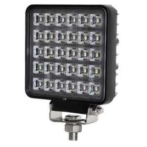 30 X 1W LED HIVE LENS WORK LAMP WITH SWITCH - 12/24V
