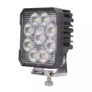 45W LED WORK LAMP WITH AMBER WARNING LIGHT - 12/24V