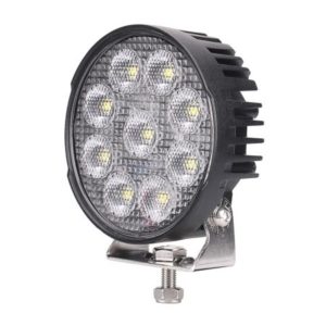 4" R10 R65 LED WORK LAMP WITH AMBER WARNING LIGHT - 12/24V