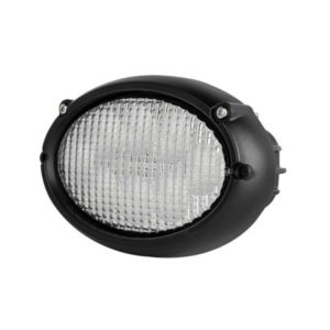 8 X 3W OVAL WORK LAMP WITH OVAL BEZEL & DT CONNECTOR, IP68