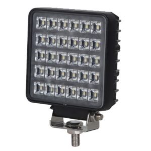 30 X 1W HIVE LENS LED SQUARE WORK LAMP - 12/24V