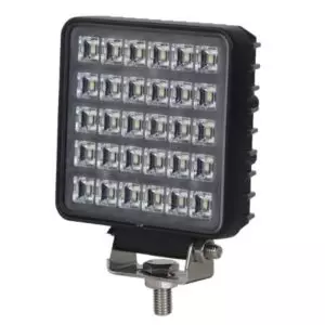 30 X 1W HIVE LENS LED SQUARE WORK LAMP - 12/24V