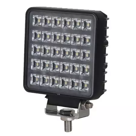 30 X 1W HIVE LENS LED SQUARE WORK LAMP - 12/24V