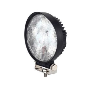 6 X 3W LED WORK LAMP WITH 300MM FLYING LEAD - BLACK, 12V/24V, IP67