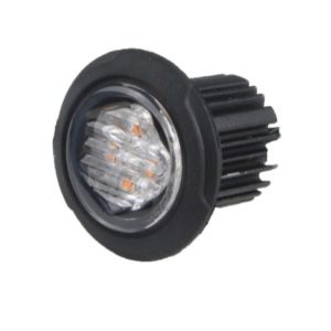 R65 MICRO LED AMBER WARNING LIGHT - 12/24V