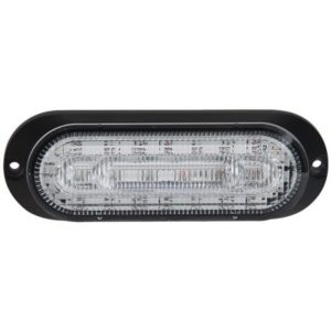 R10 R65 HIGH INTENSITY 6 AMBER LED WARNING LIGHT WITH DRL - 12/24V