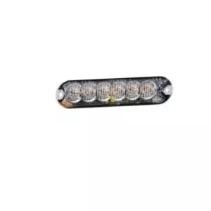 R10 R65 HIGH INTENSITY 6 AMBER LED WARNING LIGHT (12 FLASH PATTERNS)