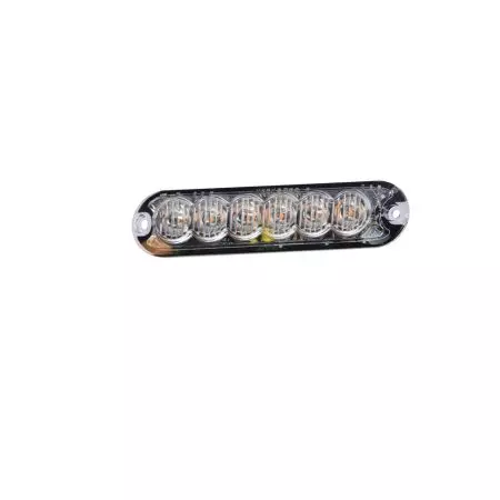 R10 R65 HIGH INTENSITY 6 AMBER LED WARNING LIGHT (12 FLASH PATTERNS)