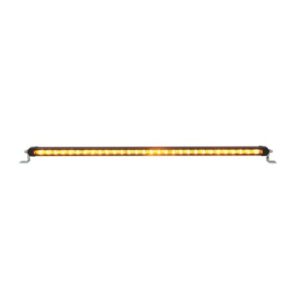 R65 SLIM 32" AMBER LED WARNING LIGHT BAR (10 FLASH PATTERNS)