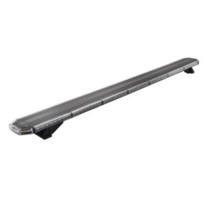 R65 CLASS 2 4-BOLT 4FT CLEAR LENS, AMBER LED LIGHT BAR (19 FLASH PATTERNS) - 12/24V | 0-443-27