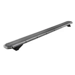 R65 CLASS 2 4-BOLT 4FT CLEAR LENS, AMBER LED LIGHT BAR (19 FLASH PATTERNS) - 12/24V | 0-443-27