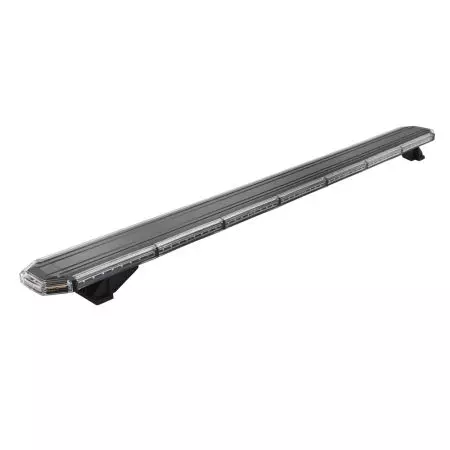 R65 CLASS 2 4-BOLT 4FT CLEAR LENS, AMBER LED LIGHT BAR (19 FLASH PATTERNS) - 12/24V | 0-443-27