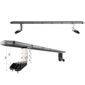 LIGHT BAR ADJUSTABLE FOOTPACK RISER KIT FOR 0-443-26 / 0-443-27
