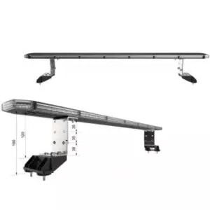 LIGHT BAR ADJUSTABLE FOOTPACK RISER KIT FOR 0-443-26 / 0-443-27