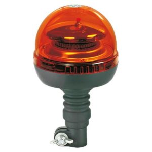 R10 R65 FLEXI DIN MOUNT MULTIFUNCTION AMBER LED BEACON - 12/24V