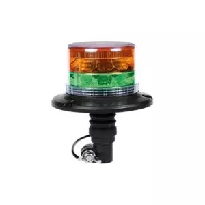 R10 DUAL COLOUR BEACON WITH FLEXI DIN BASE - 12/24V